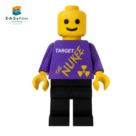 large luke littler lego dart man 15cm