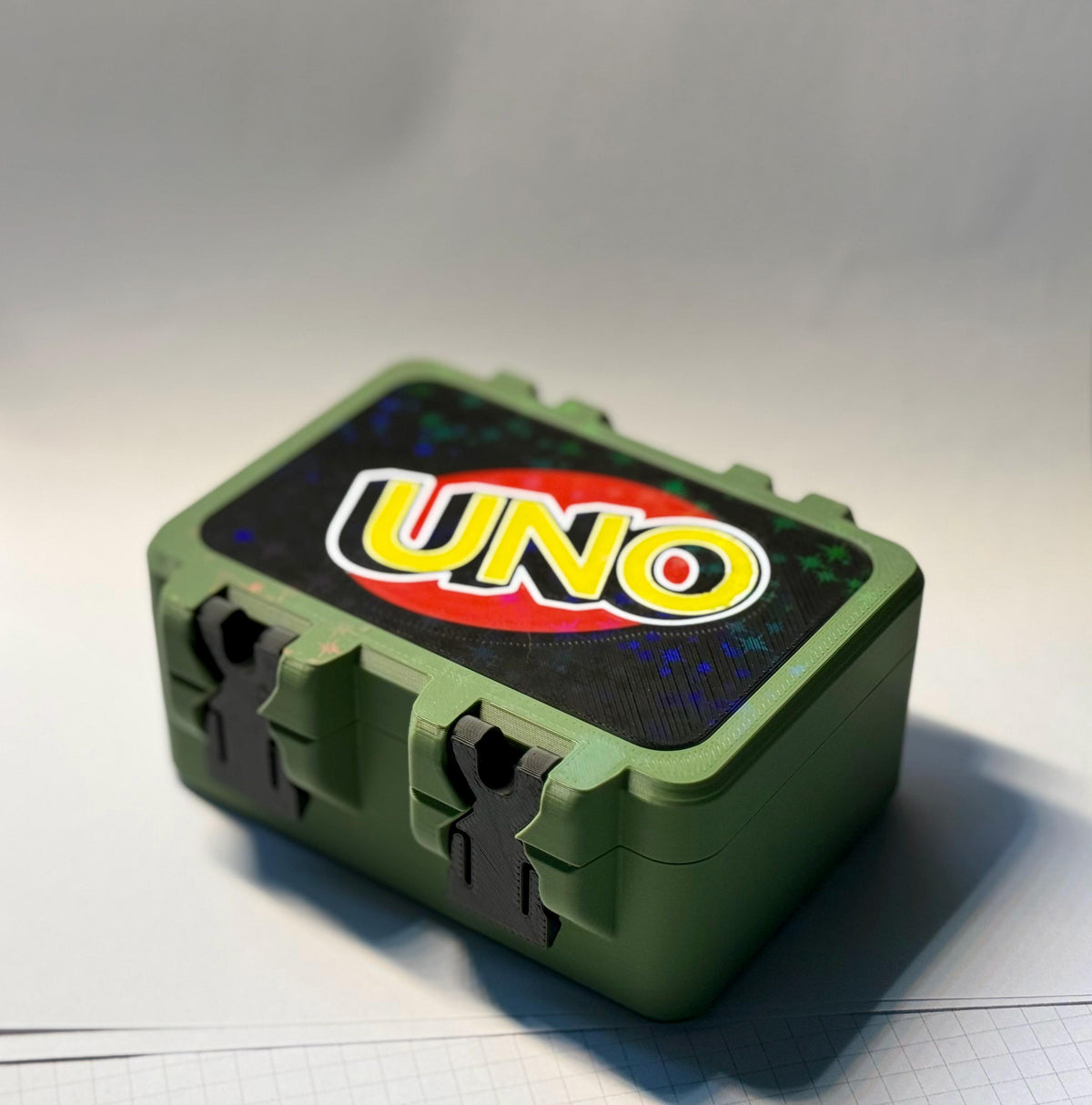 Uno card game storage box | Protective case | usual holographic box