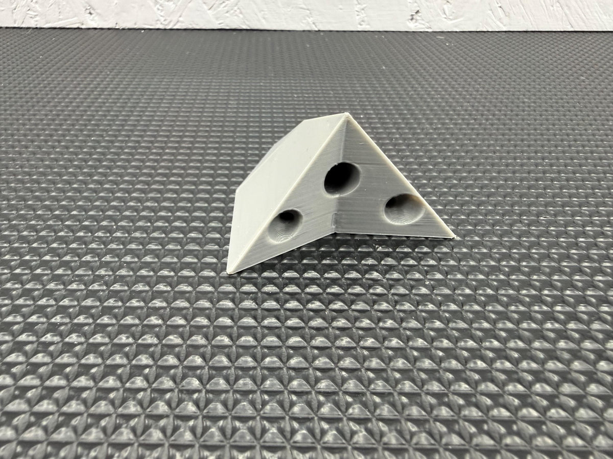 Grey Wall Mounted Dart Holder | 3 Dart Wall Rack | 3D Printed Darts Storage | Gift for Dart Players