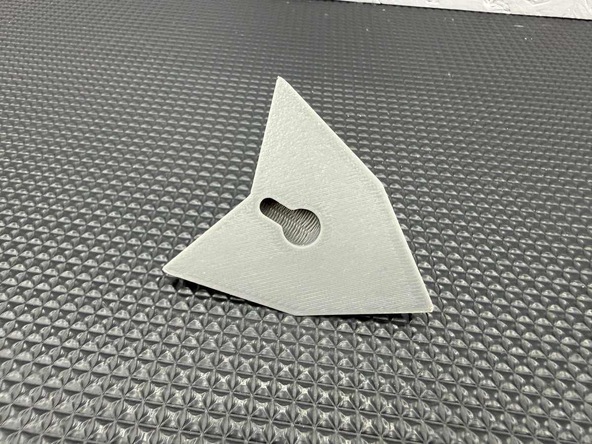 Grey Wall Mounted Dart Holder | 3 Dart Wall Rack | 3D Printed Darts Storage | Gift for Dart Players