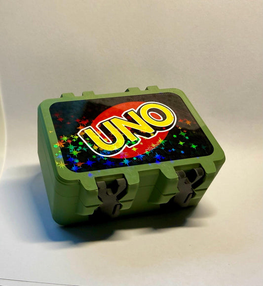 Uno card game storage box | Protective case | usual holographic box
