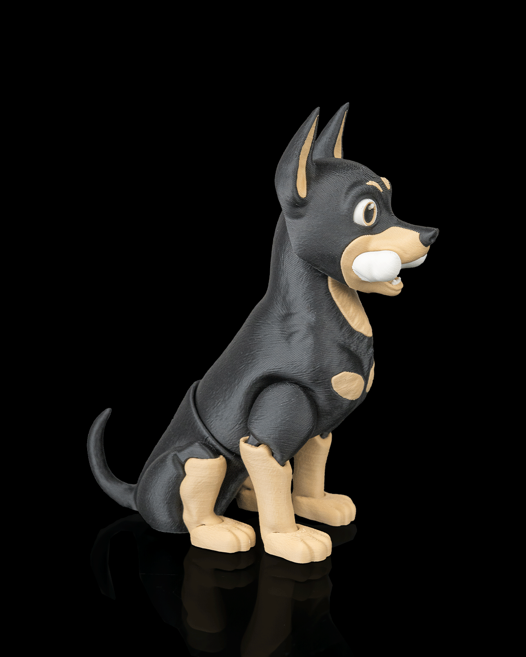 🐾 Axel the Movable Doberman – 3D Printed Articulated Toy