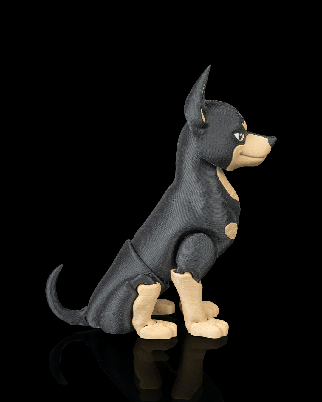 🐾 Axel the Movable Doberman – 3D Printed Articulated Toy