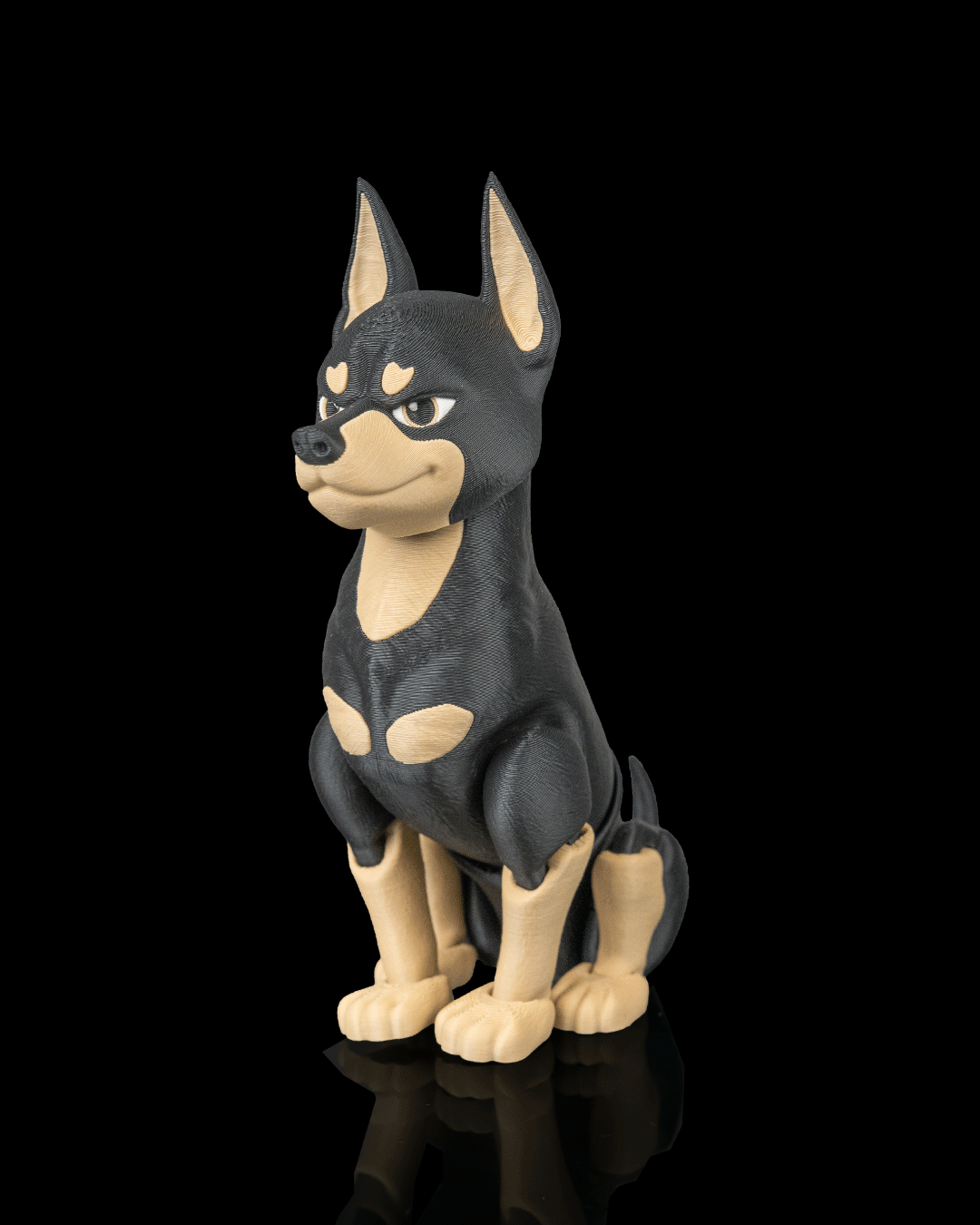 🐾 Axel the Movable Doberman – 3D Printed Articulated Toy