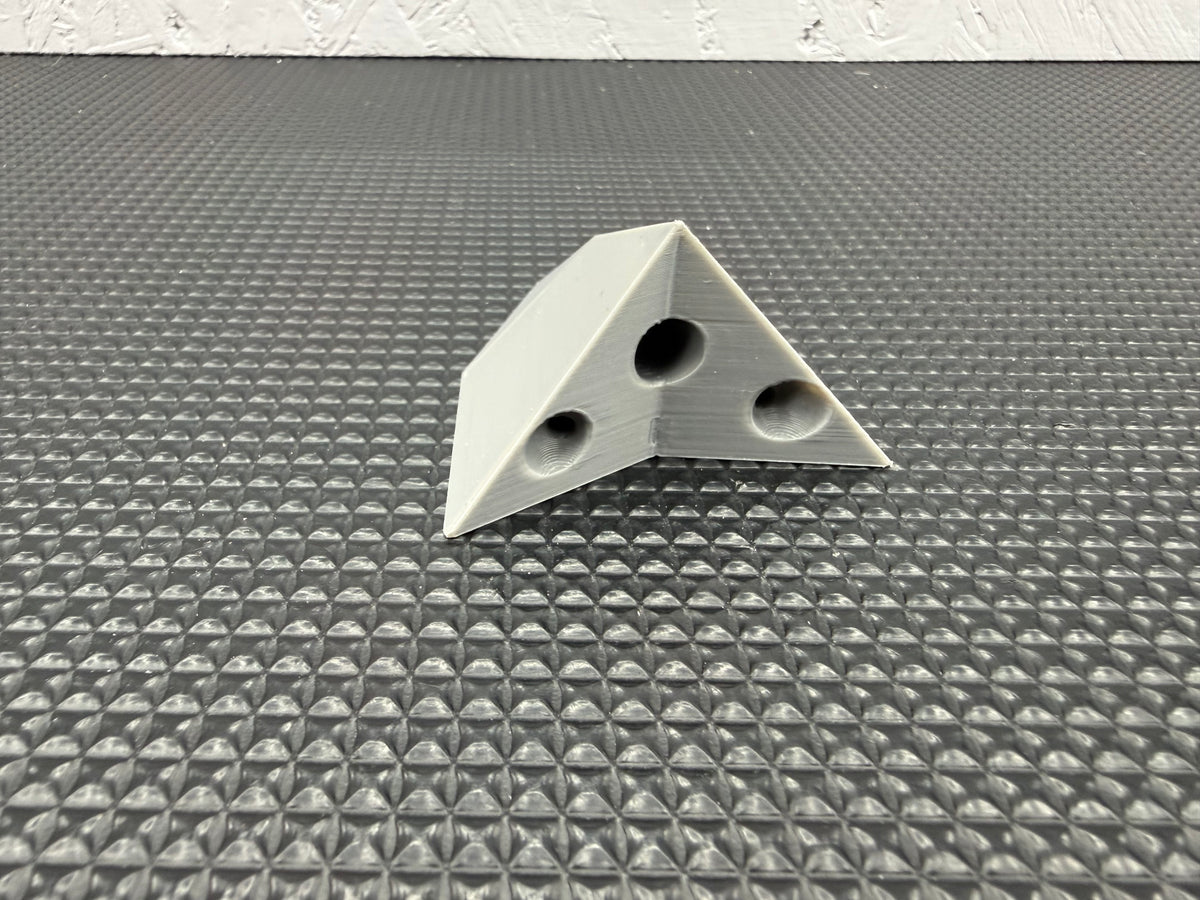 Grey Wall Mounted Dart Holder | 3 Dart Wall Rack | 3D Printed Darts Storage | Gift for Dart Players