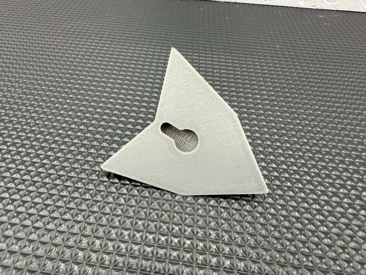 Grey Wall Mounted Dart Holder | 3 Dart Wall Rack | 3D Printed Darts Storage | Gift for Dart Players