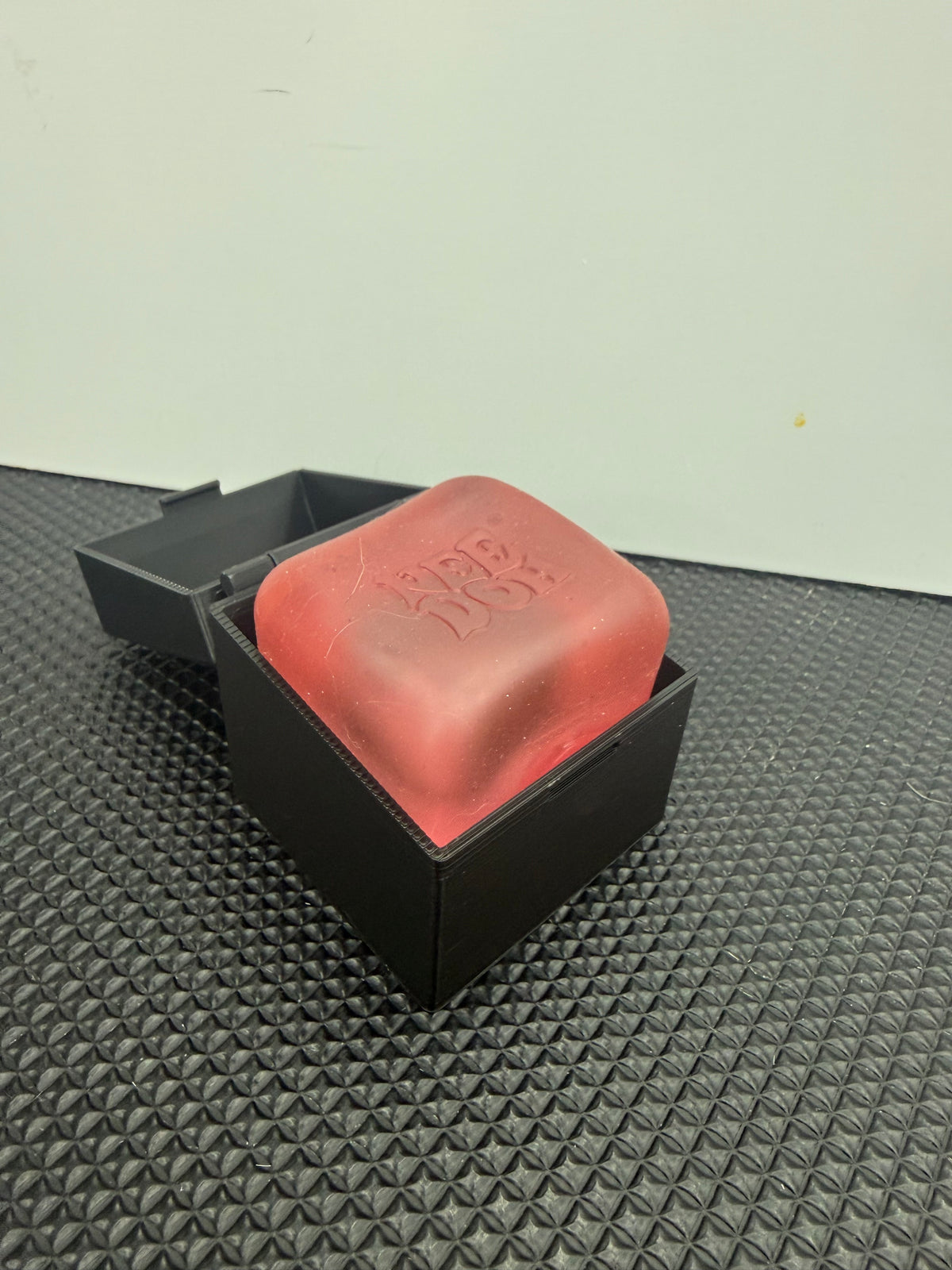 NeeDoh Nice Cube Storage Box | 3D Printed Fidget Toy Case | Protective Storage Holder | Hinged Cube Box