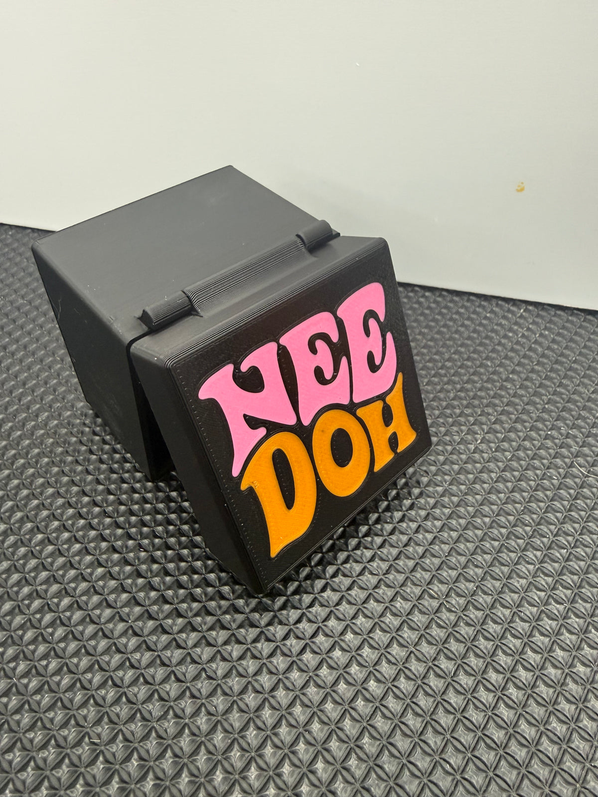 NeeDoh Nice Cube Storage Box | 3D Printed Fidget Toy Case | Protective Storage Holder | Hinged Cube Box