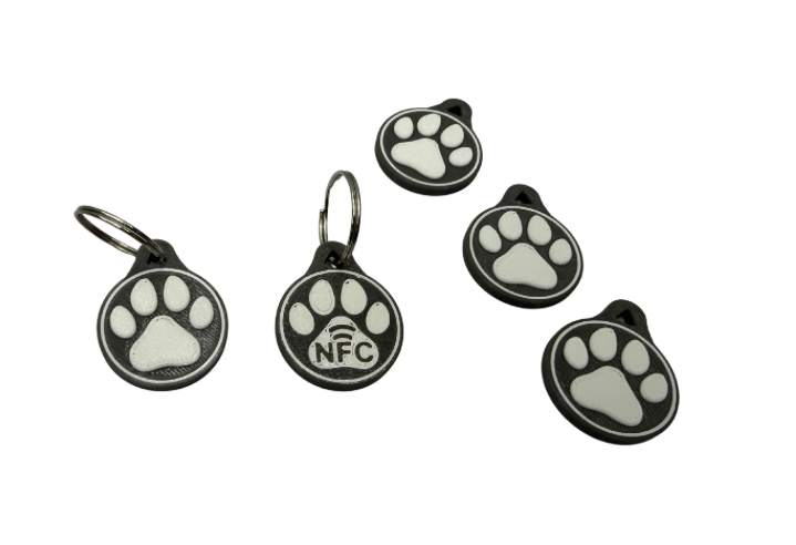 NFC Dog Tag | Smart Pet ID  | Programmed with your own contact details.